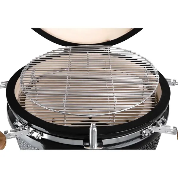 Kamado Barbecue | Houtskool | Rooster (Ø485) | Temperatuurweergave | Wielen (Geremd) | 1330x760x1180(h)mm