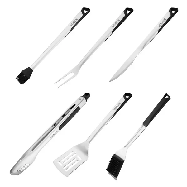 Barbecueset | RVS | 6-Delig | Incl. Opbergtas
