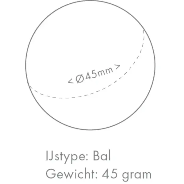 IJsblokjesmachine | IM-SERIE | Bolvormig IJs (45g) | 28kg/24u | Bunker 17kg | Luchtgekoeld | 633x506x860/985(h)mm