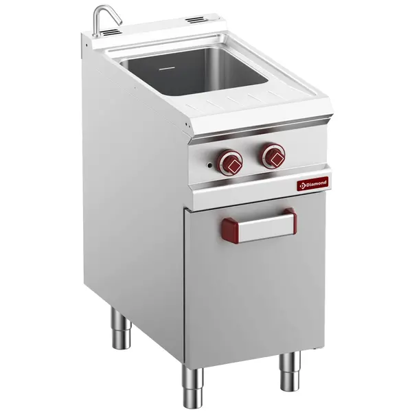 Pastakoker | OPTIMA 700 | Elektrisch | 26L | 5.5kW (400V) | Vulkraan + Aftapkraan | 400x700x850/920(h)mm