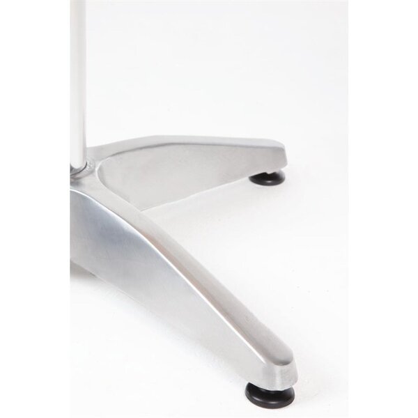 Tafel | Hout/Aluminium | Essenhout Blad | Aluminium Frame | In-/Outdoor | Ø600x720(h)mm