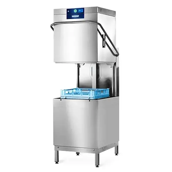Doorschuifvaatwasser | Mand 500x500 | Afvoerpomp | Zeeppomp | Naglanspomp | 400V | 711x742x1510/1995(h)mm