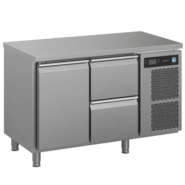 Koelwerkbank | PREMIER | Energiezuinig | 301L | 1 Deur + 2 Laden (1/1 GN) | +2°C/+12°C | Geforceerd | 1314x700x934(h)mm