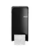 Euro Products Toiletpapierdispenser | QUARTZ BLACK | Kunststof | Doprollen | 167x163x323(h)mm 