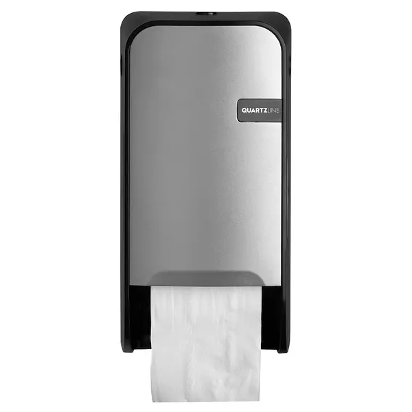 Toiletpapierdispenser | QUARTZ SILVER | Kunststof | Doprollen | 167x163x323(h)mm