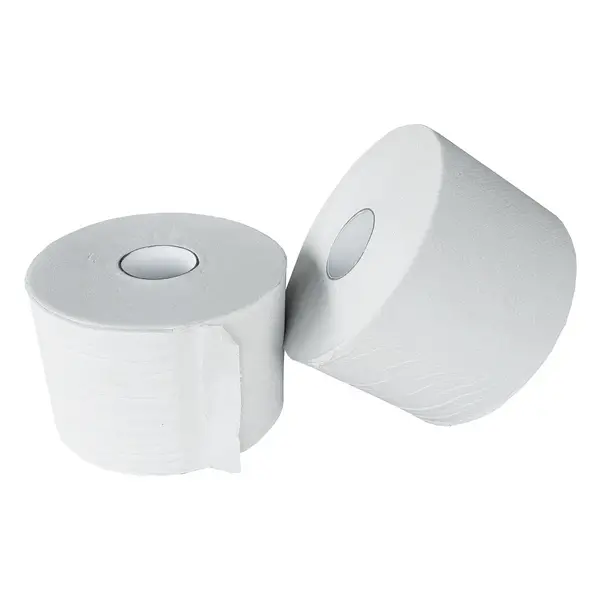 Toiletpapier Standaardrol (Compact) | EURO | Recycled Luxe Crêpe (2-Laags) | Wit | 400 Vel/Rol | 24 Rollen | ECO-/PEFC-Keurmerk | Ø140mm