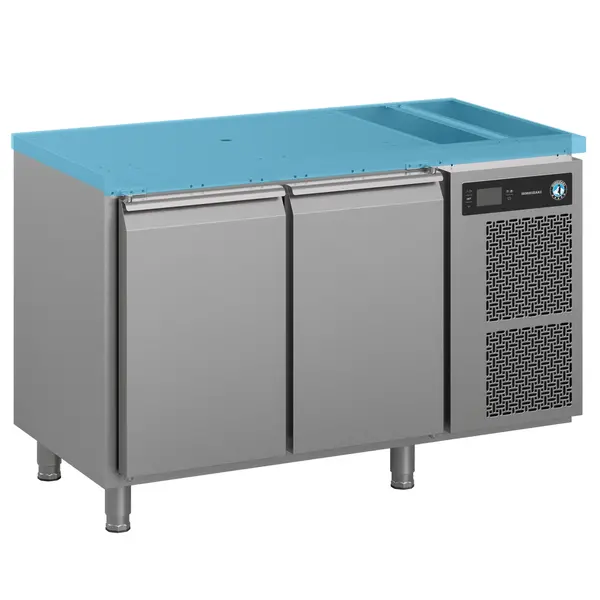 Vrieswerkbank | PREMIER | 301L | 2 Deuren (1/1 GN) | -5°C/-25°C | Geforceerd | Zonder Werkblad | 1310x680x930(h)mm