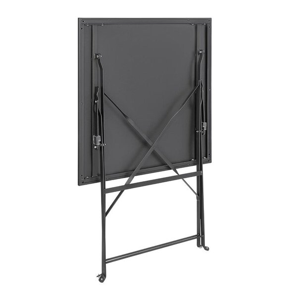 Inklapbare Tafel | Staal | Zwart | In-/Outdoor | 600x600x710(h)mm