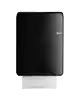 Euro Products Handdoekdispenser | QUARTZ BLACK | Kunststof | C-Fold/Z-Fold/Multifold Papier | 282x125x377(h)mm 