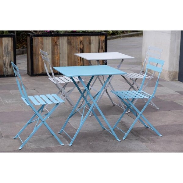 Inklapbare Tafel | Staal | Grijs | In-/Outdoor | 600x600x710(h)mm