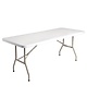 Bolero Inklapbare Buffettafel | Kunststof/Staal | Wit Blad | Grijs Frame | In-/Outdoor | 1827x750x745(h)mm 
