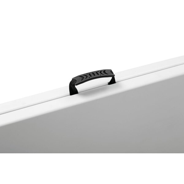 Inklapbare Buffettafel | Kunststof/Staal | Wit Blad | Grijs Frame | In-/Outdoor | 1830x760x740(h)mm