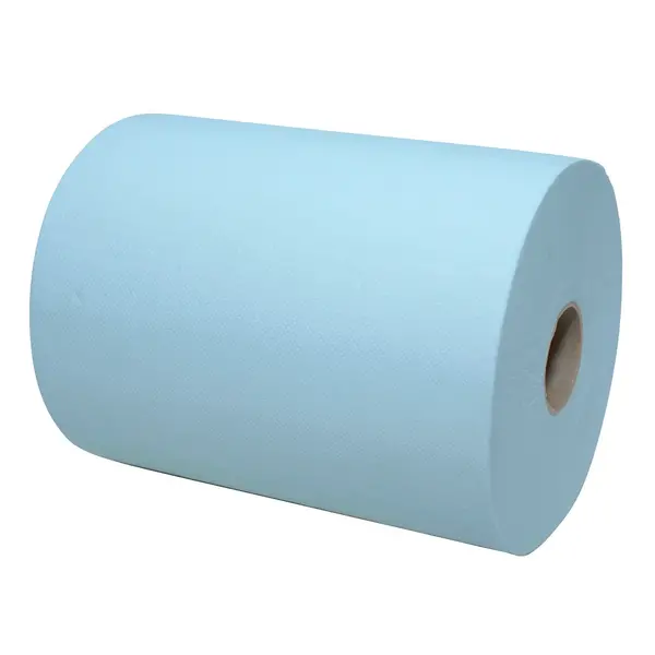 Handdoekrol (Mini Matic XL) | EURO | Cellulose (2-Laags) | Blauw (HACCP) | 165m/Rol | 6 Rollen | ECO-Keurmerk | Ø147mm