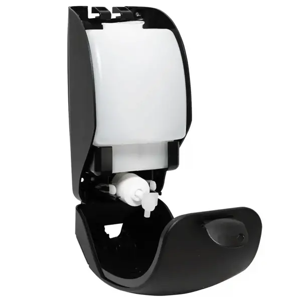 Zeepdispenser | BLACK LOTUS | Kunststof | Vloeibare Zeep (900ml) | Dosering 0.4ml | 113x102x213(h)mm