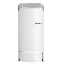 Euro Products Desinfectie-/Zeepdispenser | QUARTZ WHITE | Kunststof | Desinfecteermiddel/Vloeibare Zeep (1000ml) | 125x115x269(h)mm 