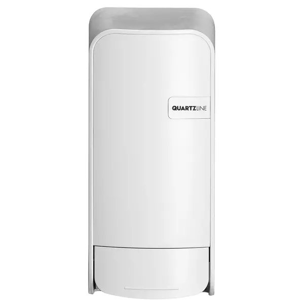 Desinfectie-/Zeepdispenser | QUARTZ WHITE | Kunststof | Desinfecteermiddel/Vloeibare Zeep (1000ml) | 125x115x269(h)mm