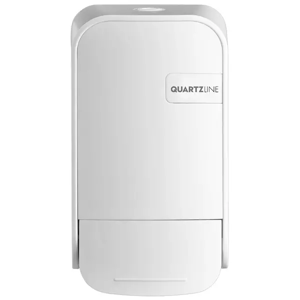 Toiletseatcleaner-/Zeepdispenser | QUARTZ WHITE | Kunststof | Foamzeep (400ml) | 115x86x200(h)mm