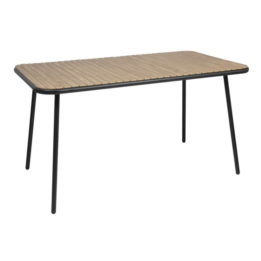 Bolero ronde stalen opklapbare tafel zwart 59,5cm - GH558