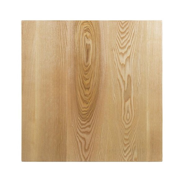 Statafel | BISTRO | Hout/Staal | Essenhout Blad | Grijs Frame | Indoor | 600x600x1040(h)mm