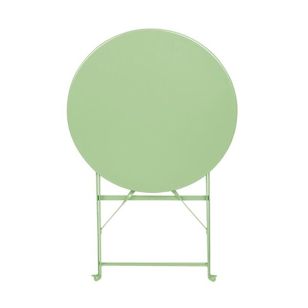 Inklapbare Tafel | Staal | Lichtgroen | In-/Outdoor | Ø600x710(h)mm