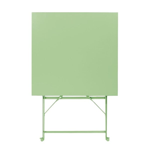 Inklapbare Tafel | Staal | Light Green | In-/Outdoor | 600x600x710(h)mm