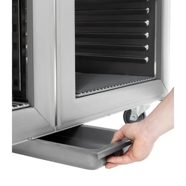 Koelkast | U-SERIE | Energiezuinig | 1400L (2/1 GN) | RVS | -2°C/+8°C | Geforceerd | Wielen (Geremd) | 1400x810x2150(h)mm