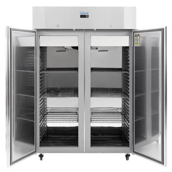 Koelkast | U-SERIE | Energiezuinig | 1400L (2/1 GN) | RVS | -2°C/+8°C | Geforceerd | Wielen (Geremd) | 1400x810x2150(h)mm