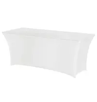 HENDI Tafelhoes | CATERING | Wit | Polyester/Elastaan | 1200x760x730(h)mm