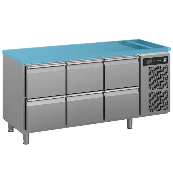 Koelwerkbank | PREMIER | Energiezuinig | 463L | 6 Laden (1/1 GN) | +2°C/+12°C | Geforceerd | Zonder Werkblad | 1751x680x930(h)mm