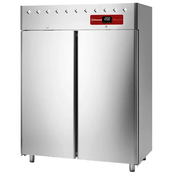 Vrieskast | PLATINUM LINE | 1400L (2/1 GN) | RVS | -15°C/-22°C | Geforceerd | 1540x820x2025(h)mm