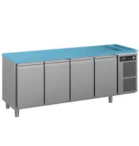 Hoshizaki Koelwerkbank | PREMIER | Energiezuinig | 625L | 4 Deuren (1/1 GN) | +2°C/+12°C | Geforceerd | Zonder Werkblad | 2192x680x930(h)mm