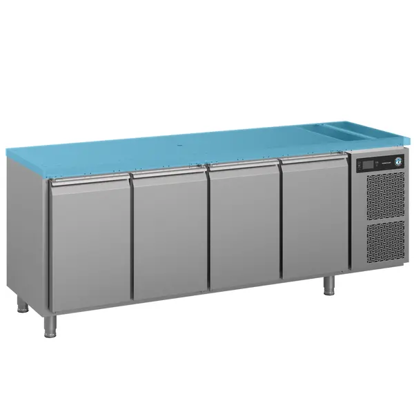 Koelwerkbank | PREMIER | Energiezuinig | 625L | 4 Deuren (1/1 GN) | +2°C/+12°C | Geforceerd | Zonder Werkblad | 2192x680x930(h)mm