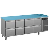 Hoshizaki Koelwerkbank | PREMIER | Energiezuinig | 625L | 8 Laden (1/1 GN) | +2°C/+12°C | Geforceerd | Zonder Werkblad | 2192x680x930(h)mm