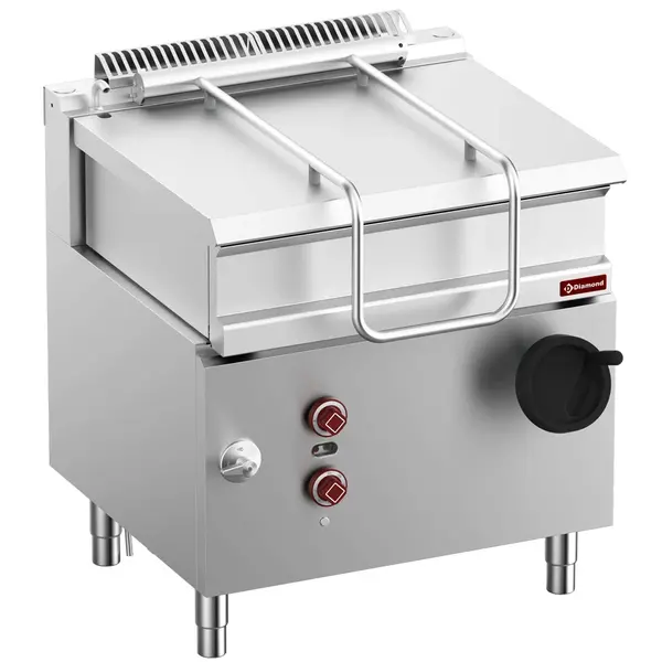 Kantelbare Braadpan | OPTIMA 700 | Elektrisch | 60L | 50°C/300°C | 9kW (400V) | Vulkraan | 800x700x850/920(h)mm