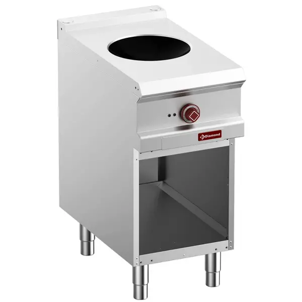 Inductiewokfornuis | OPTIMA 700 | 1 Kookpunt (Ø300) | 5kW (400V) | Open Onderkast | 400x700x850/920(h)mm