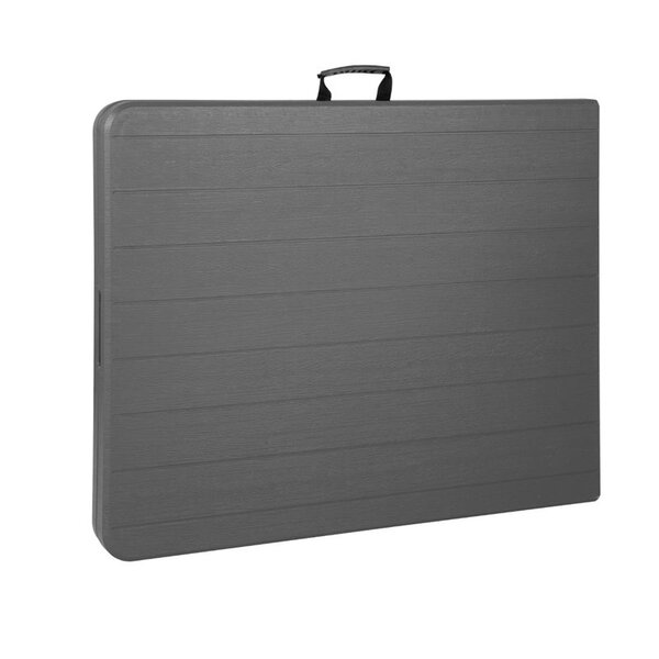 Inklapbare Buffettafel | Kunststof/Staal | Grijs | In-/Outdoor | 1829x743x728(h)mm