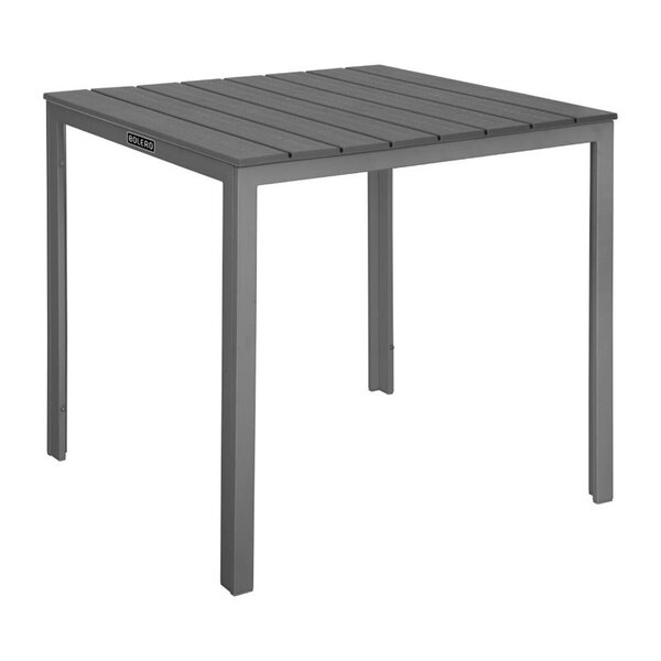 Tafel | VALLETTA | Kunststof | Grijs | In-/Outdoor | 780x780x742(h)mm