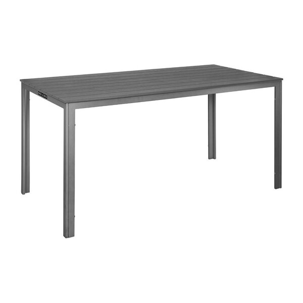 Tafel | VALLETTA | Kunststof | Grijs | In-/Outdoor | 1560x780x742(h)mm
