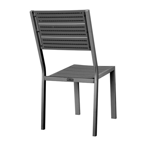 Stoelen | VALLETTA | Kunststof | Grey | In-/Outdoor | Stapelbaar | 4 Stuks | 445x510x890(h)mm