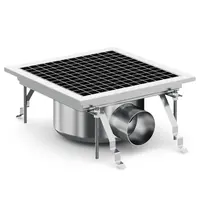 CombiSteel Vloerput | RVS | Afvoeraansluiting Ø75mm | 300x300x131(h)mm 