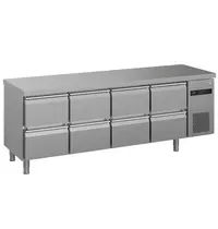 Hoshizaki Koelwerkbank | ADVANCE | 625L | 8 Laden (1/1 GN) | -2°C/+8°C | Geforceerd | 2246x700x900(h)mm