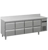 Hoshizaki Koelwerkbank | ADVANCE | 625L | 8 Laden (1/1 GN) | -2°C/+8°C | Geforceerd | Achteropstand | 2246x700x935/1000(h)mm