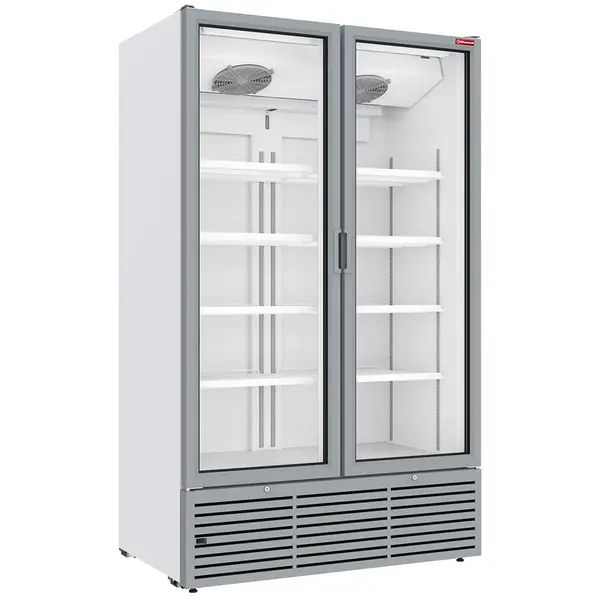 Drankenkoeling | DRINK EVO | 1142L | Wit/Grijs | +1°C/+9°C | Statisch + Ventilator | Draaideuren | Wielen | 1200x736x2009(h)mm