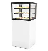 SAYL Warmhoudvitrine | INTEGRA | Wit/Zwart | 60°C/70°C | Geventileerd | 3 Niveaus | 0.53kW (230V) | Touchscreen | Wielen (Geremd) | 600x600x1400(h)mm 