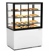 SAYL Warmhoudvitrine | INTEGRA | Wit/Zwart | 60°C/70°C | Geventileerd | 4 Niveaus | Zelfbediening | 1.55kW (230V) | Touchscreen | Wielen (Geremd) | 1000x600x1400(h)mm