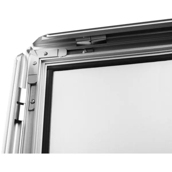 Stoepbord | HAMPTON PRO | Grijs | Kliklijst (A1) | Wind-/Waterbestendig + Verrijdbaar