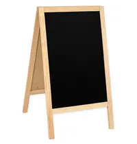 Luxus Krijtstoepbord | CLASSIC | Hout | Naturel | 510x450x850(h)mm 