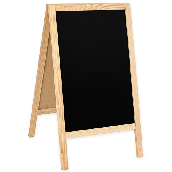 Krijtstoepbord | CLASSIC | Hout | Naturel | 510x450x850(h)mm