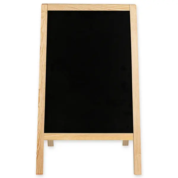 Krijtstoepbord | CLASSIC | Hout | Naturel | 510x450x850(h)mm