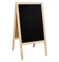 Luxus Krijtstoepbord | CLASSIC | Hout | Naturel | 610x450x1140(h)mm 